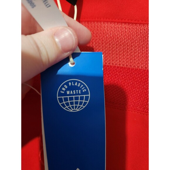 Adidas Activewear Dress Sz 2 Original 83-C Red "Blue Version" Better Scarlet Zip - Picture 10 of 14